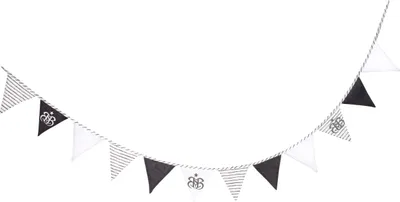 Produktbild von roba Wimpelkette 'Rock Star Baby 3', 12 Wimpel (2m), Länge Kette 3m, Baby- & Kinderzimmer Deko