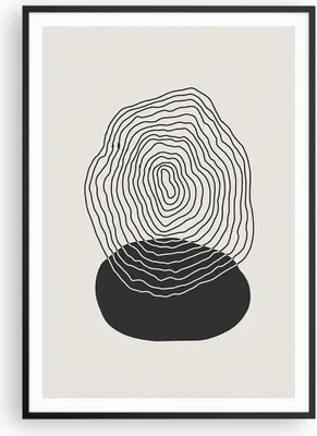 Produktbild von Gerahmtes Poster - Schwarzer Rahmen - Abstraktion Fleck Gläser - 70x100 cm - Wand Bild - Wanddeko - Wandbilder - Wandposter - Bilderrahmen - Bilder - Kunstdruck - Wandbild - P2BPA70x100-4325