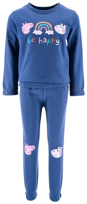 Produktbild von 2tlg. Outfit Sweatshirt & Hose Peppa Pig Blau 116 cm