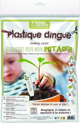 Produktbild von Crazy Plastic Kit – Gemüse-Patch-Etiketten