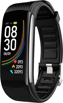 Produktbild von INF Fitnessarmband mit Puls, Blutsauerstoff, Schrittzähler Schwarz