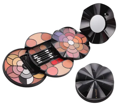Immagine prodotto di Set regalo di trucchi con 57 colori per viso, occhi e labbra, contenente ombretti, rossetti, fard, mascara e pennelli