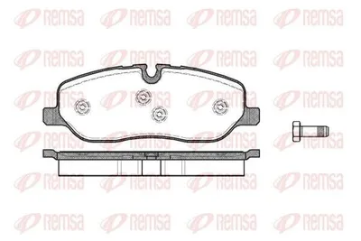 Produktbild von REMSA Bremsbeläge Satz Vorne Bremsklötze für LAND ROVER Range Rover Sport (L320) 1158.00