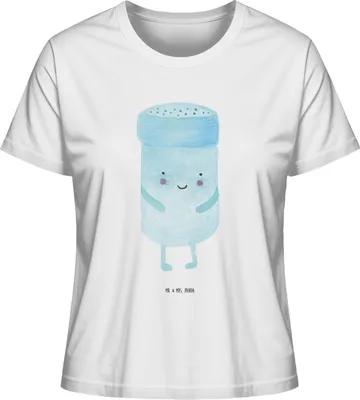 Produktbild von Mr. & Mrs. Panda Oberteil Damen Beste Freunde Salz Größe XL - Weiß - Geschenk, Basic T-Shirt, Lustige Sprüche, Fehlende Keywords, Kurzarmshirt, shirt