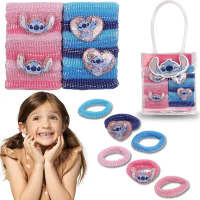 Produktbild von Buntes Haargummi-Set für Mädchen in Mini-Tasche