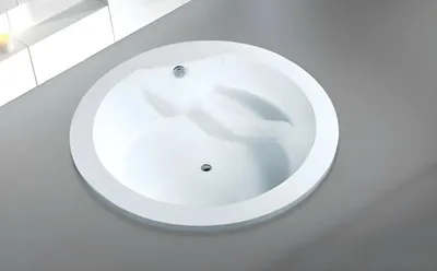 Productafbeelding van Inbouwbad, badkuip voor ontspanningsbad, luxe badkuip, comfortbad, 150x150 cm