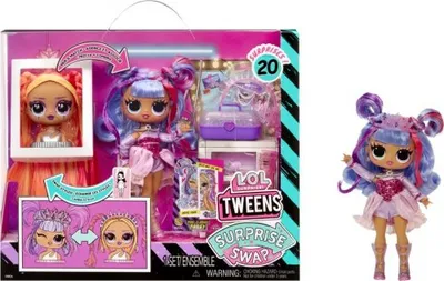 Produktbild von L.O.L. Überraschung! Tweens-Puppe und Mini-Tweens-Kämmkopf tauschen - Bailey