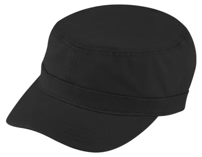 Fiebig Baseball Army-Cap aus Baumwolle UV-Schutz 50 in schwarz