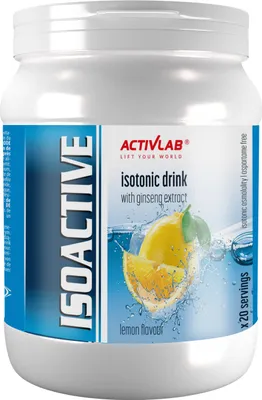 Produktbild von Activlab ISOACTIVE Isotonic Drink 630g, optimale Zusammensetzung aus Elektrolyten, Mineralstoffen, Kohlenhydraten und B-Vitaminen - Zitrone
