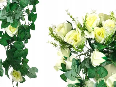 Produktbild von Griny Künstliche Rose Hängende Girlande 90 cm Mehrfarbig