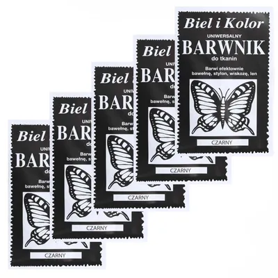 5 x 10g Batikfarbe schwarz
