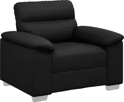 Produktbild von vidaXL Sessel Schwarz 100x81x84 cm Kunstleder