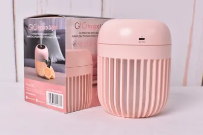 Obrázek produktu pro Innogio Ultrazvukový zvlhčovač vzduchu s osvětlením GIOhygro Light - růžový