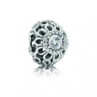 Produktbild von Pandora Charm Funkelnde Flora Zirkonia Sterling-Silber 791260CZ