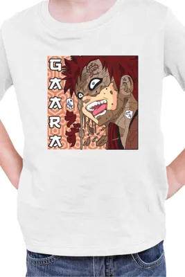 Obrázek produktu pro Dětské Triko Japan Manga Anime Comics Animation Naruto Gaara Shikaku, 12-13 Jahr - 152 / Bílý