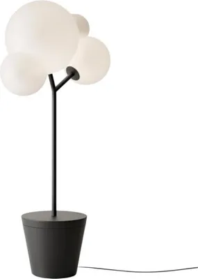 Produktbild von Zafferano - Tree of Light Stehleuchte für Innen und Außen, Schwarz - E27 LED Stehlampe - Verstellbarer Fuß