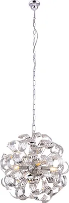 Produktbild von LED Hängeleuchte, Chrom, H 125 cm
