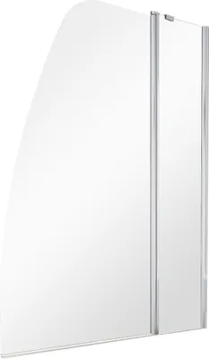 Productafbeelding van BADLAND Douchewand, doucheafscheiding, 2-delig, model AVIS, 120x145 cm, gehard glas, 6 mm