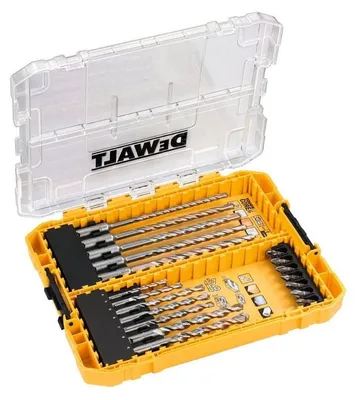 Image de Jeu de 19 forets et mèches SDS Plus DEWALT DT70754-QZ