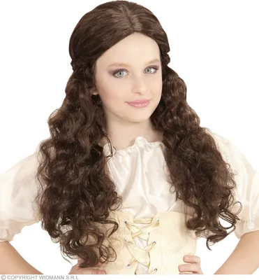 Produktbild von Princess Lysann Mittelalter Perücke braun