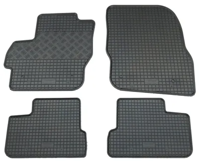 Gummifußmatten Set 4-teilig für Mazda 3BL (2009-2013), schwarz