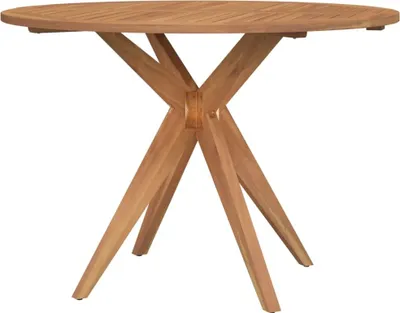 Immagine prodotto di vidaXL Tavolo da giardino rotondo Ø110x75 cm in legno massiccio di acacia