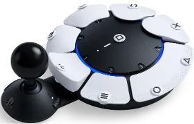 A Sony Access controller for PlayStation 5 is shown against a white background.