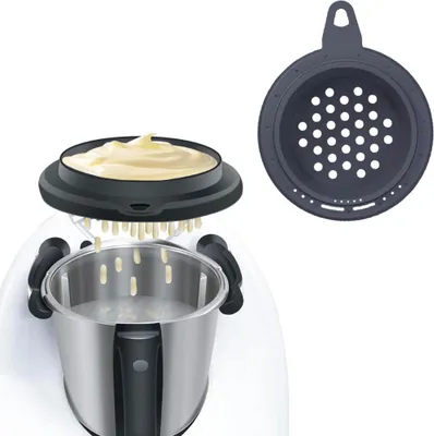 Produktbild von Spätzleaufsatz Thermomix TM6 Zubehör, Spätzlesieb, schnell zubereitete Spätzle, inkl. Schaber, praktisches Küchengerät