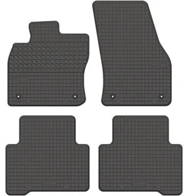 Immagine prodotto di Tappetini in gomma adatti per VW Touran III Set di tappetini in gomma neri + tappo