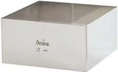 Obrázek produktu pro Dortový ráfek nerezový čtverec 28x28x6cm
