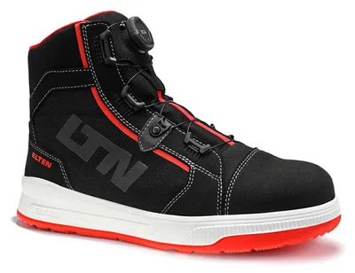 Produktbild von Sicherheitsstiefel ISAAK XXST BOA® black-red Mid ESD S2, Gr. 45