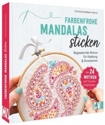 Image de Christophorus Verlag Stickbuch: 24 Mandala-Stickvorlagen (groß & klein) auf Bügelfolie zum Herauslösen