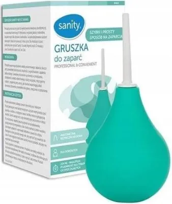 Produktbild von SANITY Birne mit Kanister bei Verstopfung Nr. 9 1 Stück