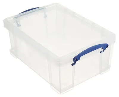 Aufbewahrungsbox 9 L, transparent, 395x255x155 mm, PP, stapelbar