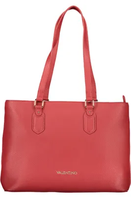 Produktbild von Elegante Rote Schultertasche für Damen mit Handyhalter & Reißverschluss