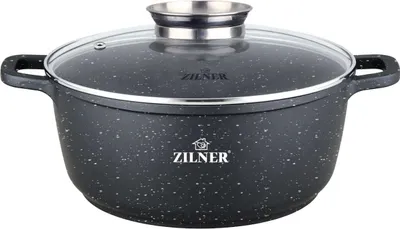Image de Casserole Marmor Töpf, 1,3 litre, 16 cm, ZILNER ZL-9001 7004