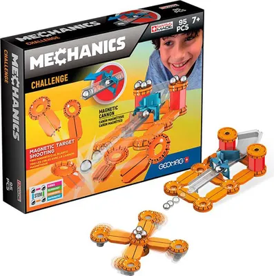 Produktbild von Toy Partner Geomag Mechanik-herausforderung 95 Stücke Mehrfarbig 8-11 Years Mehrfarbig 8-11 Years