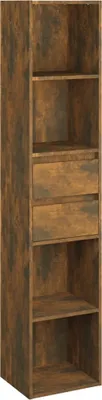 Produktbild von Bücherregal Räuchereiche 36x30x171 cm Holzwerkstoff