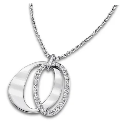 Produktbild von Lotus Style Edelstahl Steine Halskette LS1672-1/1 Damen silber JLS1672-1-1