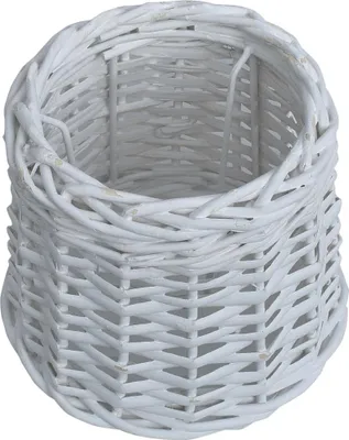Immagine prodotto di Paralume in Vimini 25x17 cm Bianco