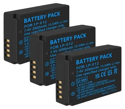 Immagine prodotto di Canon EOS M Akku, 2000mAh, compatibile con M10, M50, M100