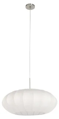 Produktbild von Hängeleuchte - weiß - Sparkled Light - metall textil - Ø 60cm - E27 - 3808ST - Steinhauer