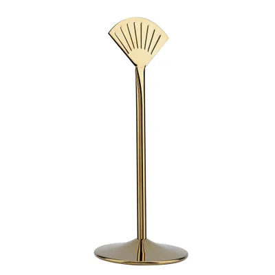 Produktbild von Edelstahl Tischnummer Halter steht Kartenhalter für Hochzeit Geburtstag Party (Golden 10in)
