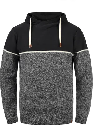 Produktbild von INDICODE IDLynde Herren Strickpullover Feinstrick Pullover mit Kapuze