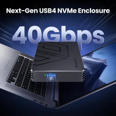 Productafbeelding van GrauGear G-M2U4-40G01 GRAUGEAR externes M.2-SSD-Gehäuse mit PCIe 4.0 USB-C