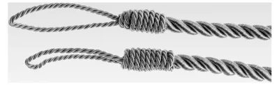 Produktbild von 2-teiliges Raffhalter-Set für Gardinen in Silber