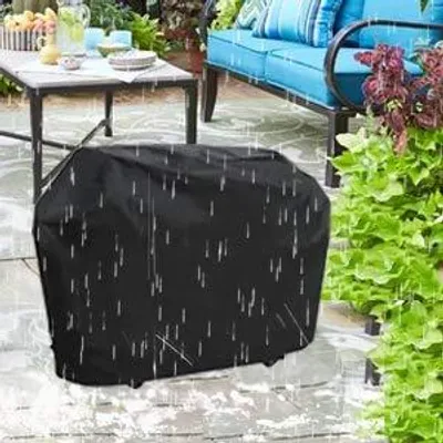 Produktbild von BBQ-Abdeckung: wasserdichte BBQ-Hüllen aus schwerem Oxford-Gewebe, wasserdicht & staubdicht, für Outdoor-BBQ-Grills 170 x 61 x 117 cm