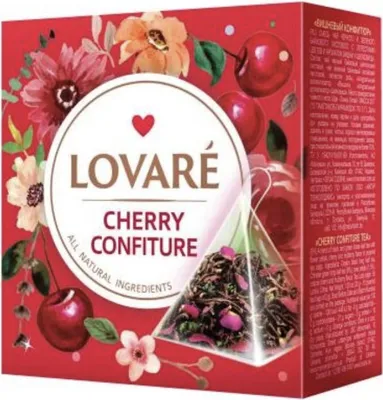 Immagine prodotto di Tè Lovare "marmellata di ciliegie" tè nero30g (15*2)