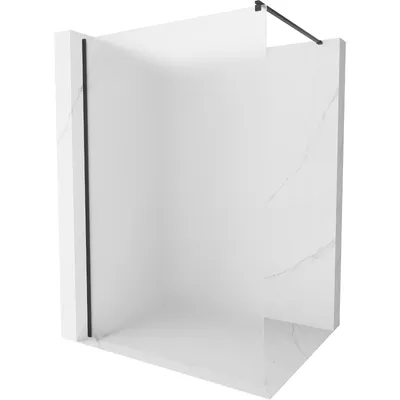 Obrázek produktu pro Mexen Kioto sprchová zástěna 100 x 200 cm, Vzor jinovatky 8 mm, Černá - 800-100-101-70-30