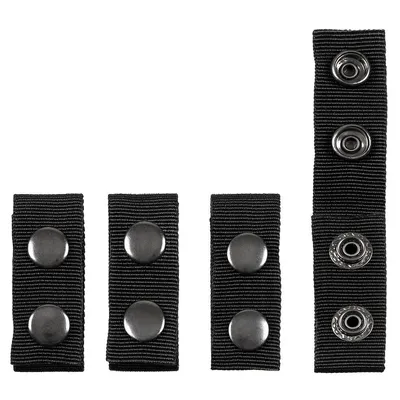 Zdjęcie produktu dla MFH Gürtelhalter, Nylon, 4 Stk., mit 2 Druckknöpfen, schwarz